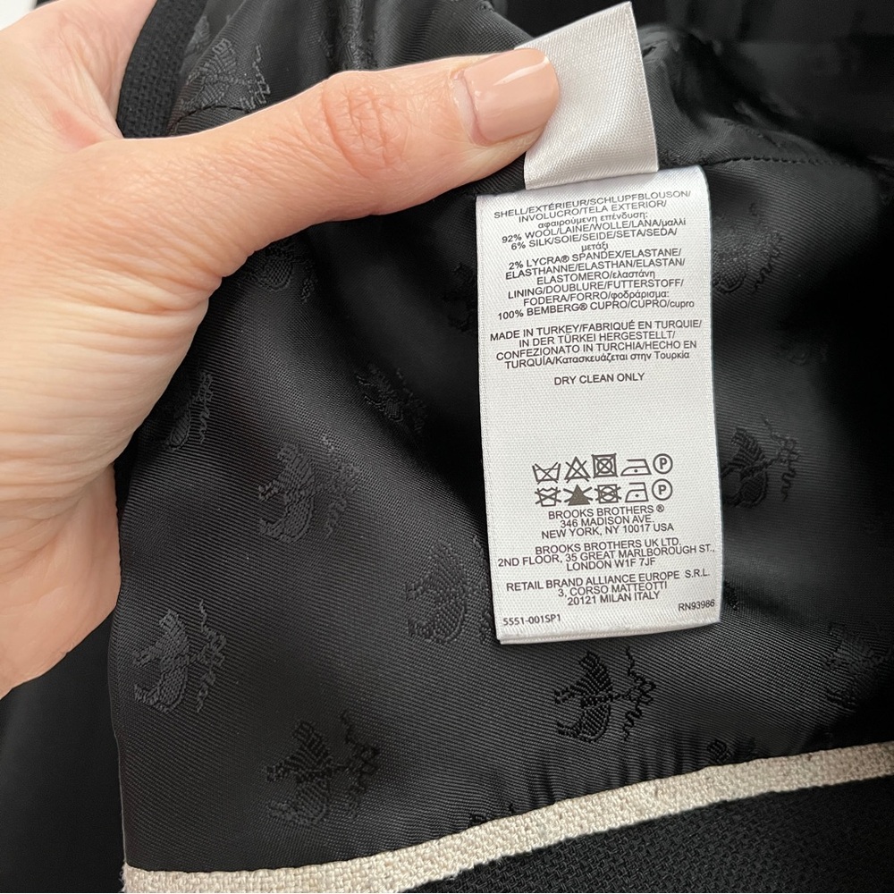 Brooks Brothers Loro Piana wool silk Stellita blazer 4 timeless old money - Picture 10 of 13